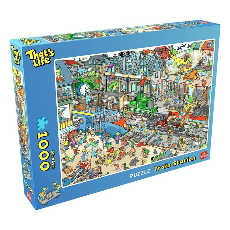 Thats Life Bix Box Puzzle Train Station (1000 pieces)