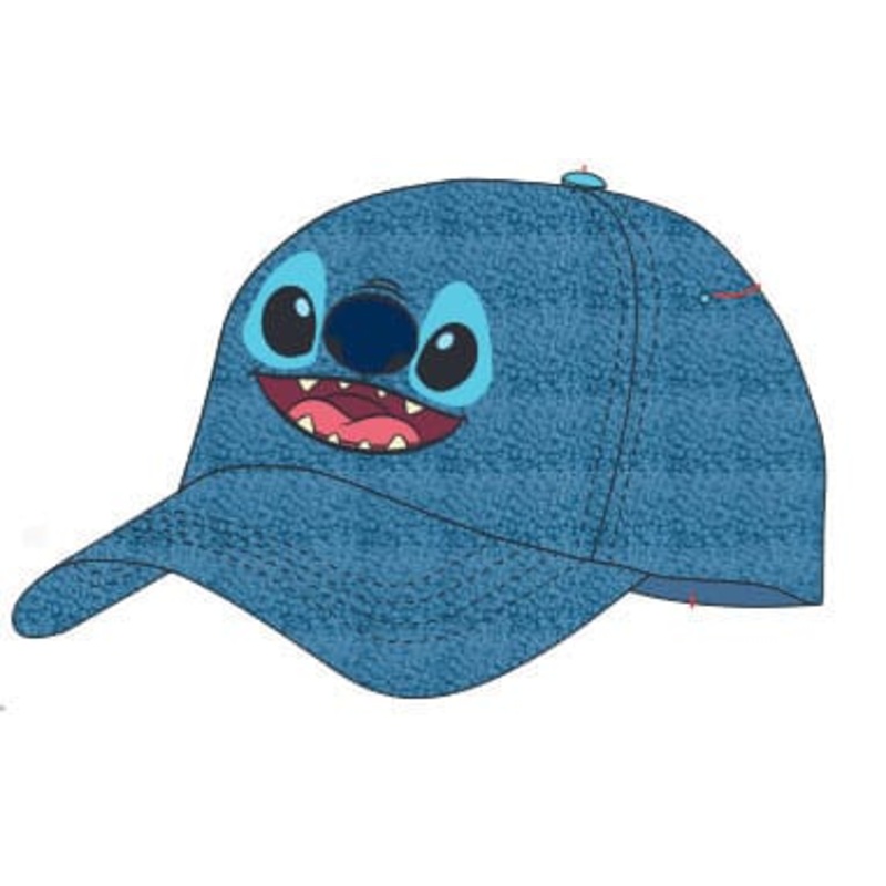 Lilo & Stitch Curved Bill Cap Stitchs Face