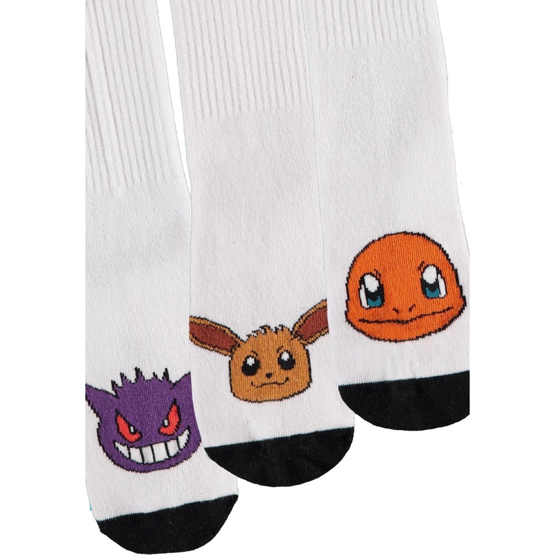 POKEMON - Trio - Pack of 3 pairs of Sport socks (S 5,5-8)