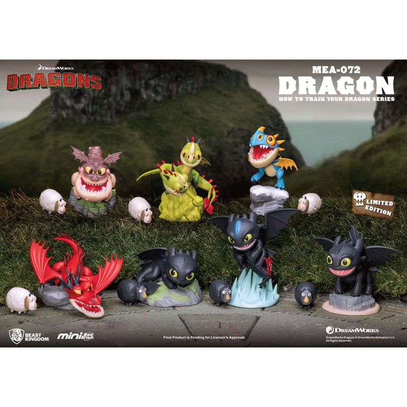 How to train your Dragon Mini Egg Attack Blind Box Figures Series 10 cm Assortment (6)