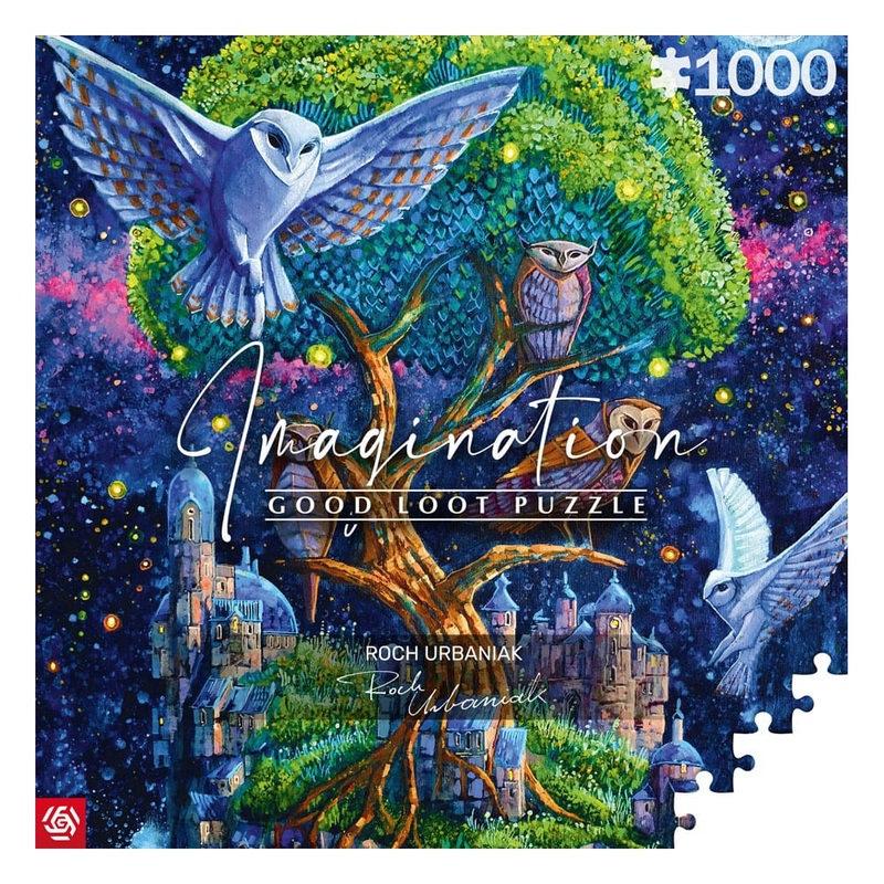 Roch Urbaniak Imagination Puzzle Owl Island / Wyspa Sw (1000 pieces)