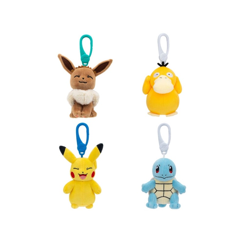 Pokmon Plush Figure & Clip On 10 cm Assortment (6)