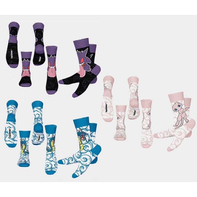 POKEMON - Crew - Pack of 3 pairs of socks (T43-46)