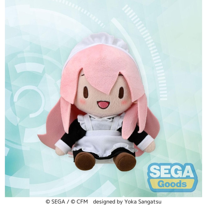 Hatsune Miku: Project DIVA Arcade Future Tone Fuwa Petit Plush Figure Megurine Luka Maid Ver. (EX) 16 cm
