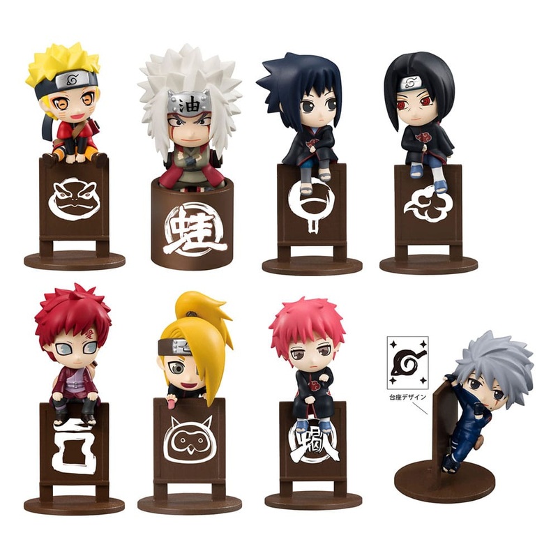 Naruto Shippuden Ochatomo Series Trading Figure 5 cm Lets have tea for now! Assortment (8)