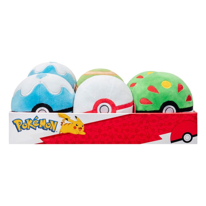 Pokmon Plush Figures Pok Balls 10 cm Assortment (6)