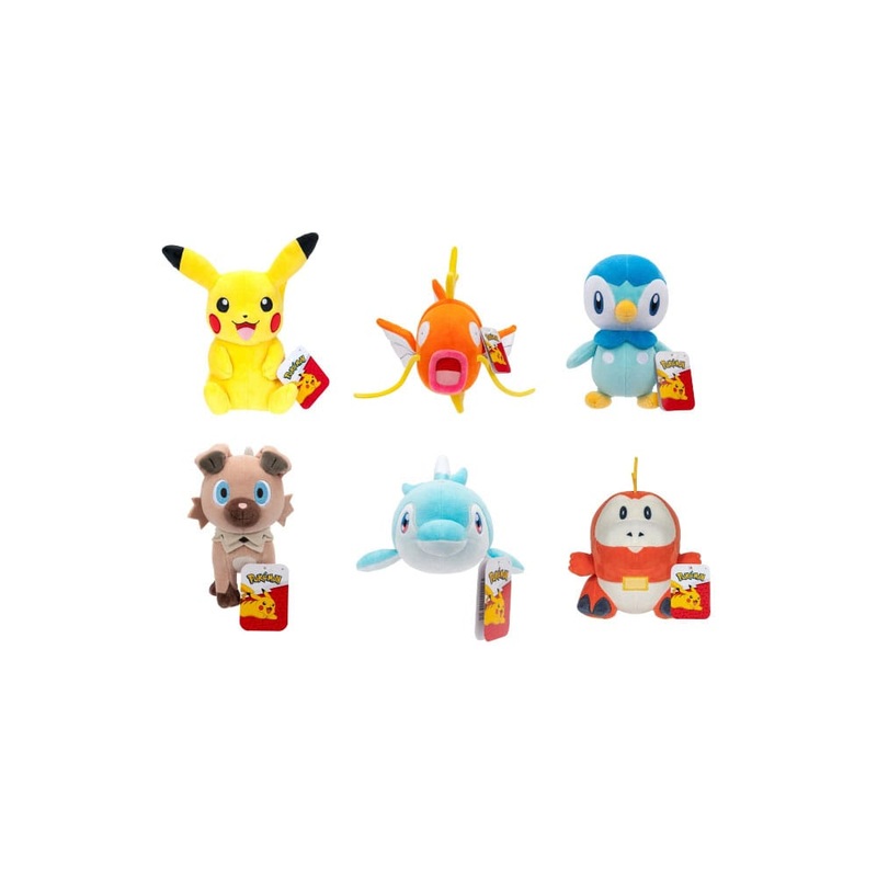 Pokmon Plush Figures Series 3 20 cm Assortment (6)