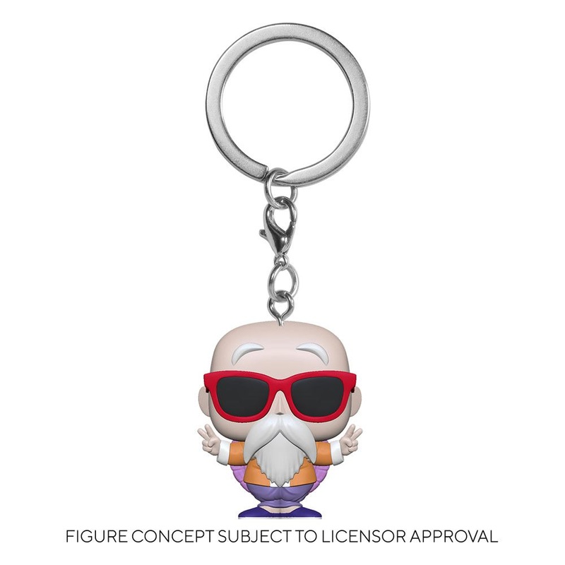 Dragon Ball Z Pocket POP! Vinyl Keychains 4 cm Master Roshi (Peace Sign) Display (12)
